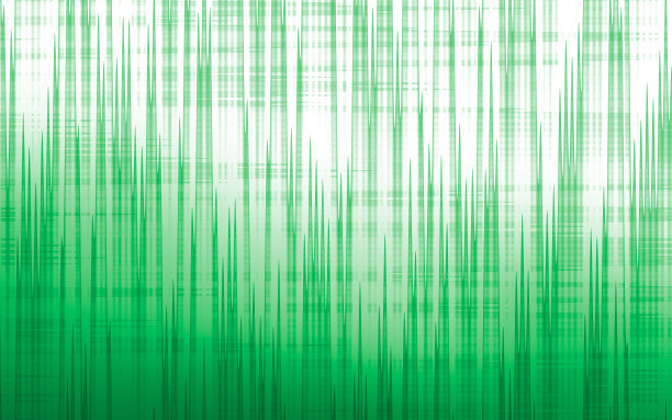 抽象的绿色波浪纹理背景。图片下载
