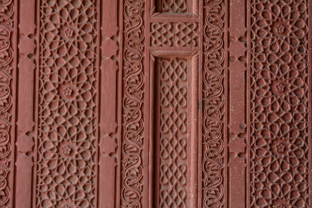 古堡垒的砂岩墙图片下载