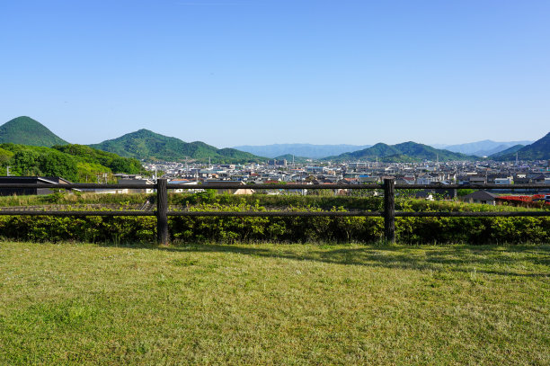 风景优美的公园(香川县高松市)图片下载