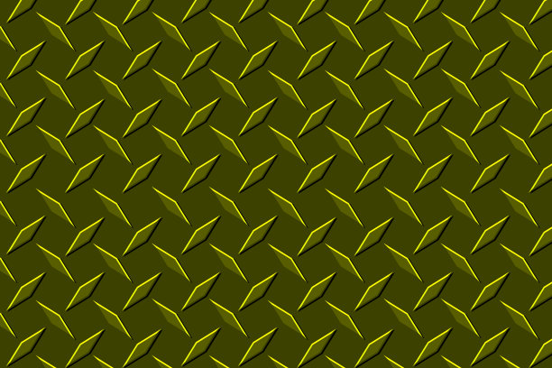 绿色钻石板不锈钢铝金属地板踏面牵引安全图片下载