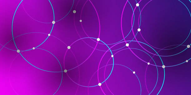 背景重叠的圆和点图片下载