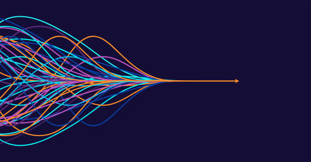 抽象箭头方向。技术背景图片下载