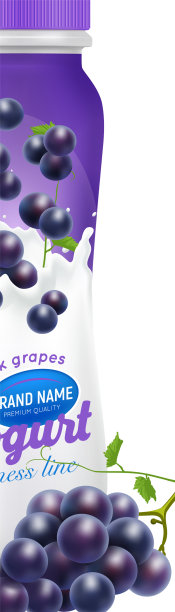 现实的酸奶瓶设计图片下载