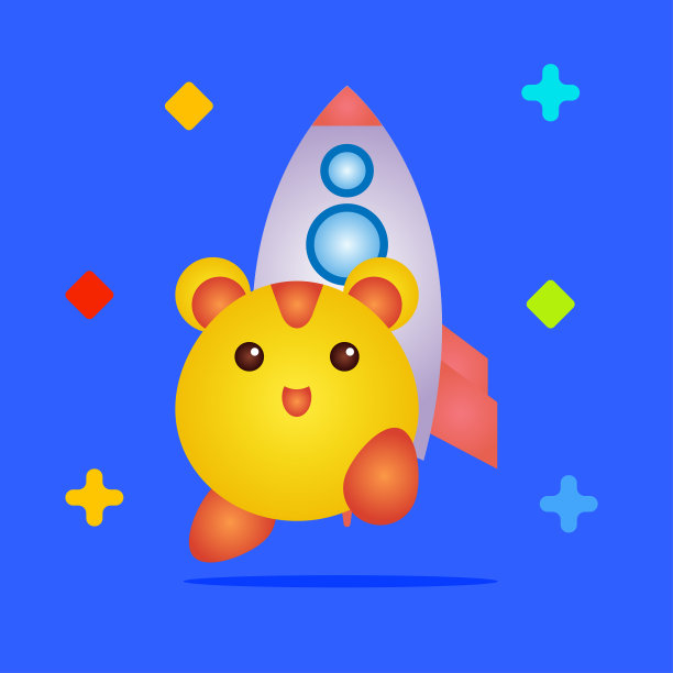 有趣和可爱的矢量字符图片下载