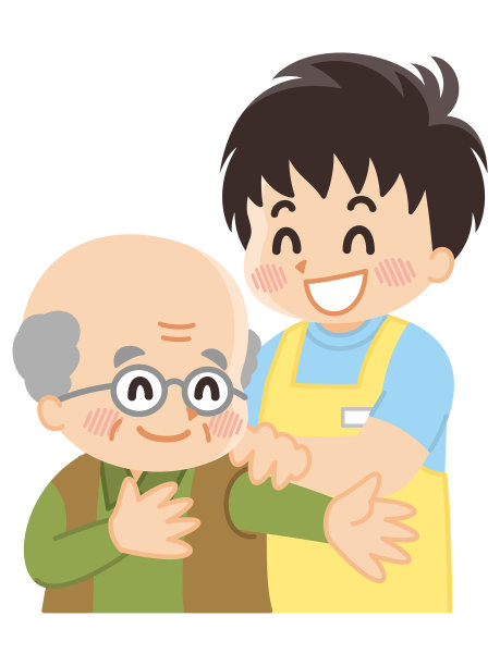 看护者帮助换衣服图片下载