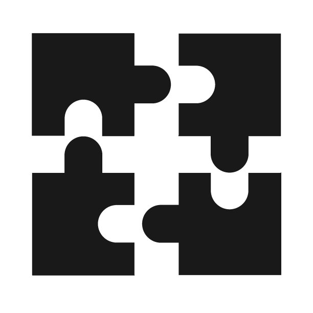 拼图图标矢量素材图片下载