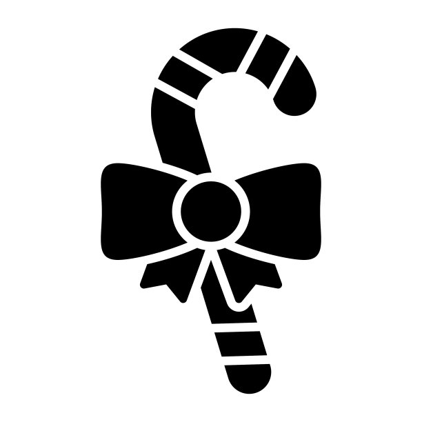 下载这个美丽的矢量图标的拐杖糖，圣诞糖果图片下载