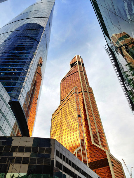 莫斯科国际商业中心的摩天大楼图片下载