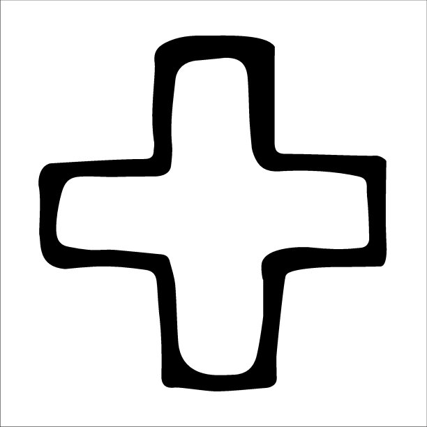 手绘交叉涂鸦风格矢量插图孤立在白色上图片下载