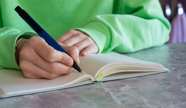 面目全非的女人在笔记本上写着什么图片下载