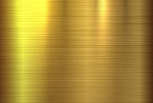 金色金属背景，拉丝金属金色纹理图片下载