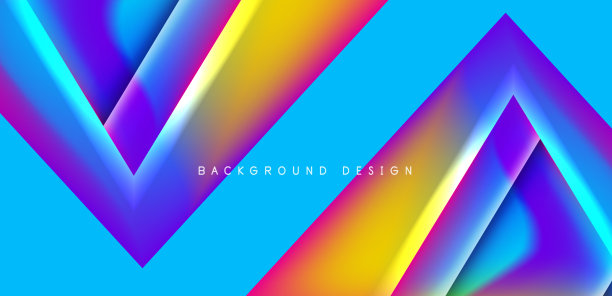 抽象烘焙与重叠三角形和图片下载