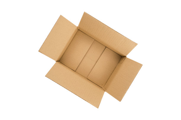 包裹盒子孤立在白色背景上图片下载