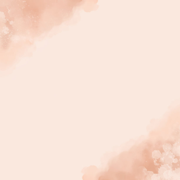 桃色水彩背景，现代艺术绘画水彩飞溅和污渍在优雅的橙色图片下载