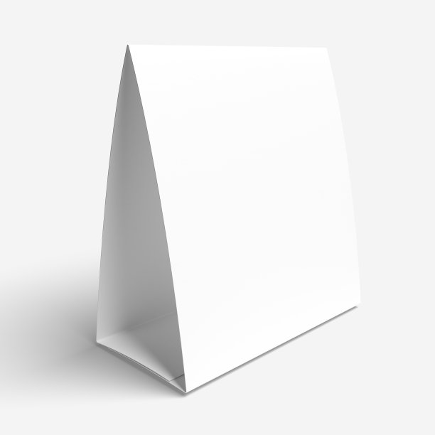 白色背景上的桌子帐篷模型图片下载