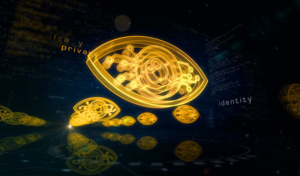 网络眼睛间谍大哥和黑客符号数字概念3d插图图片下载