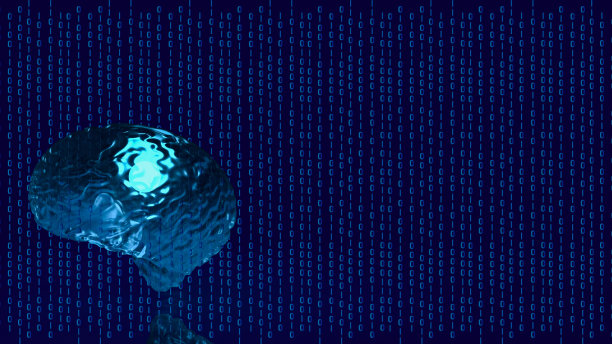 大脑背景技术概念三维渲染图片下载