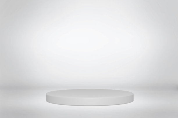 产品演示，灰色舞台或讲台上的演播室背景，3D渲染产品图片下载