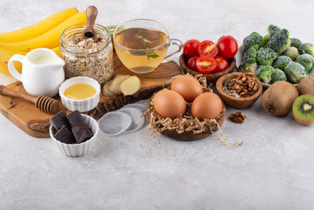 含有褪黑素的各种产品图片下载