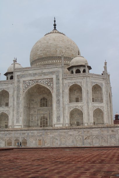 印度阿格拉的泰姬陵，爱的纪念碑图片下载