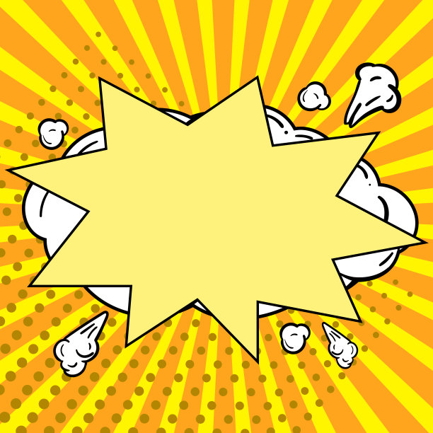 漫画设计框架。美丽的相框设置与Boom气泡为设计拼贴，滑稽可爱的漫画照片收集的孩子，设计图纸图片下载