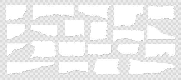 撕纸集，撕纸集。向量图片下载