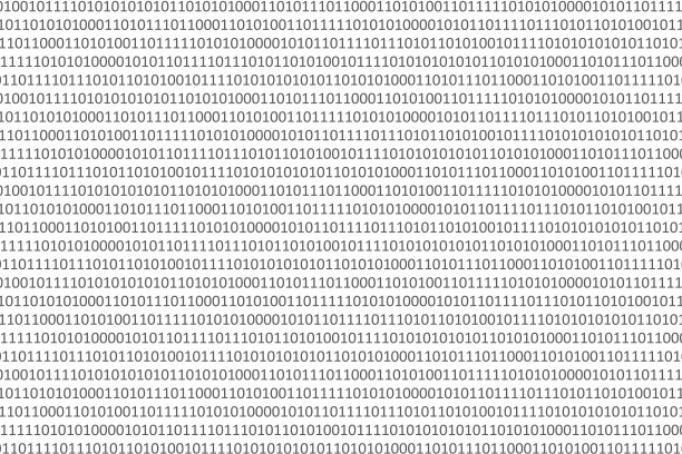 二进制矩阵代码。计算机数据流、数字防伪码和编码信息。图片下载