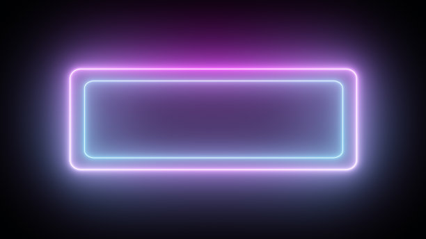 矩形条闪烁霓虹灯按钮标志符号LED显示图像图片下载