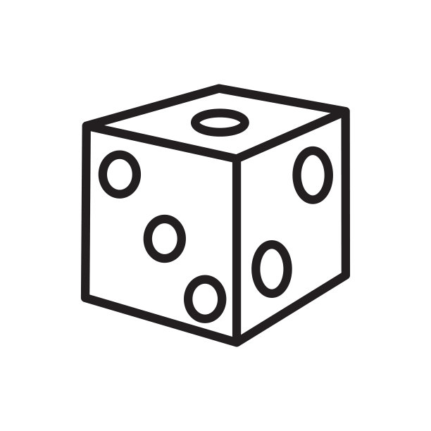 骰子图标设计，平面风格新潮合集图片下载
