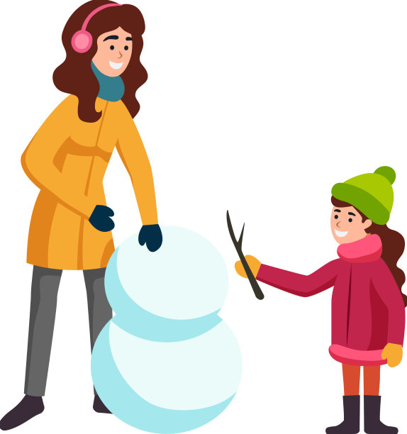 平的雪人图片下载