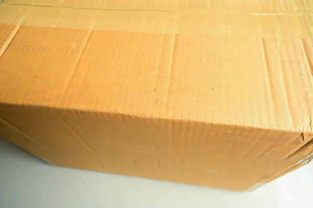 棕色盒子包装运输，纸纹理图片下载