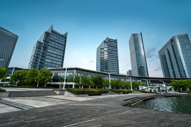 苏州现代城市建筑景观图片下载