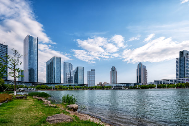 苏州现代城市建筑景观图片下载