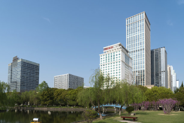苏州现代城市建筑景观图片下载