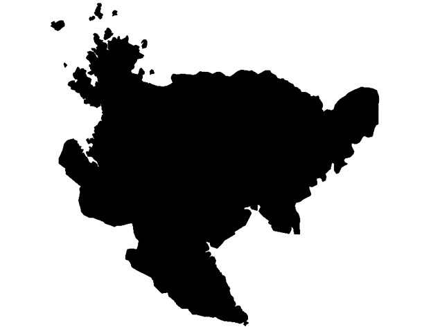 佐贺地图黑色插图图片下载