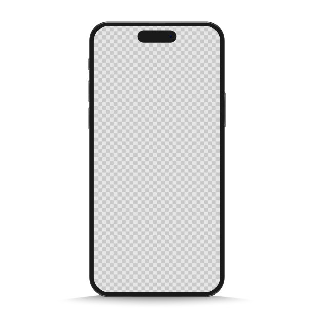 现实的智能手机模型。演示模板的设备UI UX模型。股票免版税矢量插图。图片下载