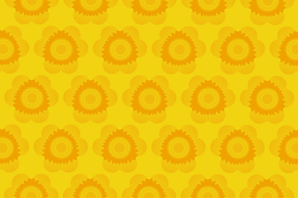 墙纸:抽象的向日葵。金黄色、橙色和黑色。高清晰度(高清格式)。插图图片下载