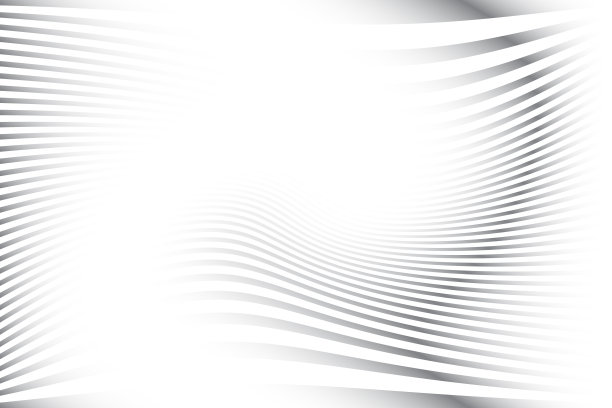 抽象的白色和灰色的颜色，现代设计条纹背景与几何圆形，波浪图案。矢量插图。图片下载