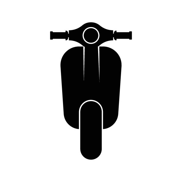 滑板车图标矢量图片下载