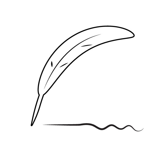 羽毛笔图片下载