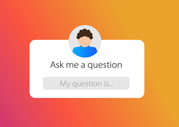 问我一个关于移动、图形和网页设计的社交媒体贴纸设计的问题。模板设计，用户界面。矢量图图片下载