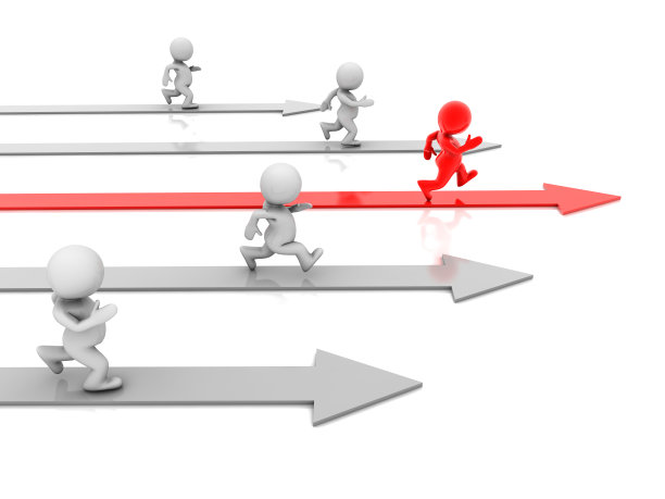 业务团队领导者。团队合作的概念。从人群中脱颖而出图片下载