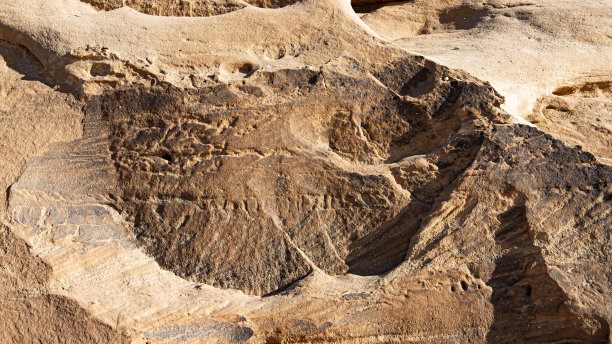 沙特阿拉伯的岩石雕刻图片下载