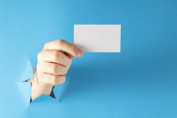 拿名片的手图片下载