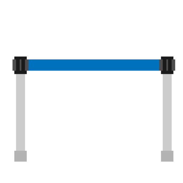 在机场候机楼办理登机手续或安检时使用的可伸缩皮带图片下载