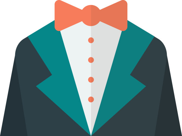 简约风格的男士套装插图图片下载