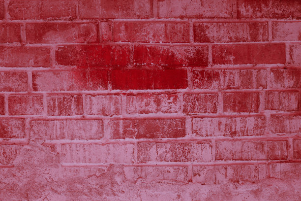 摘要复古老砖墙背景，2023年的颜色，洋红色万岁图片下载