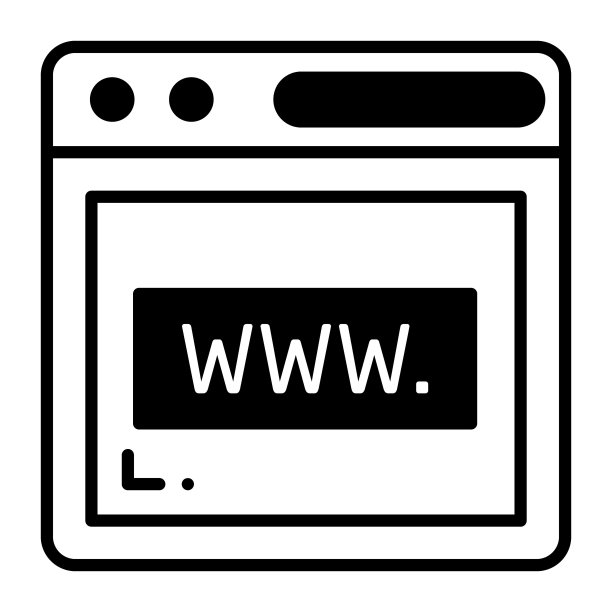 网站矢量图标，白色背景图片下载