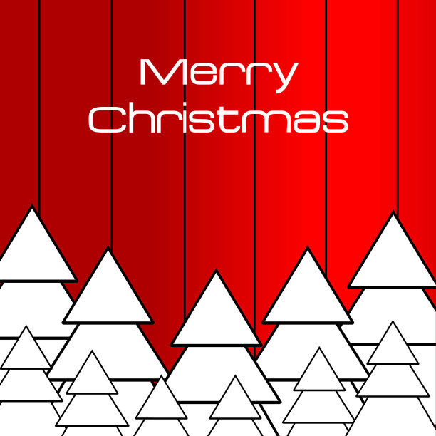 圣诞快乐贺卡，横幅，海报。复古背景与排版和元素图片下载