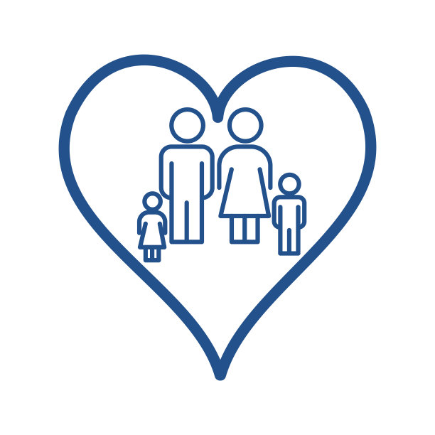 喜爱家庭图标设计，扁平化风格新潮收藏图片下载